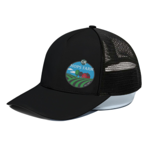 Unisex Trucker Hat With Black Half-mesh